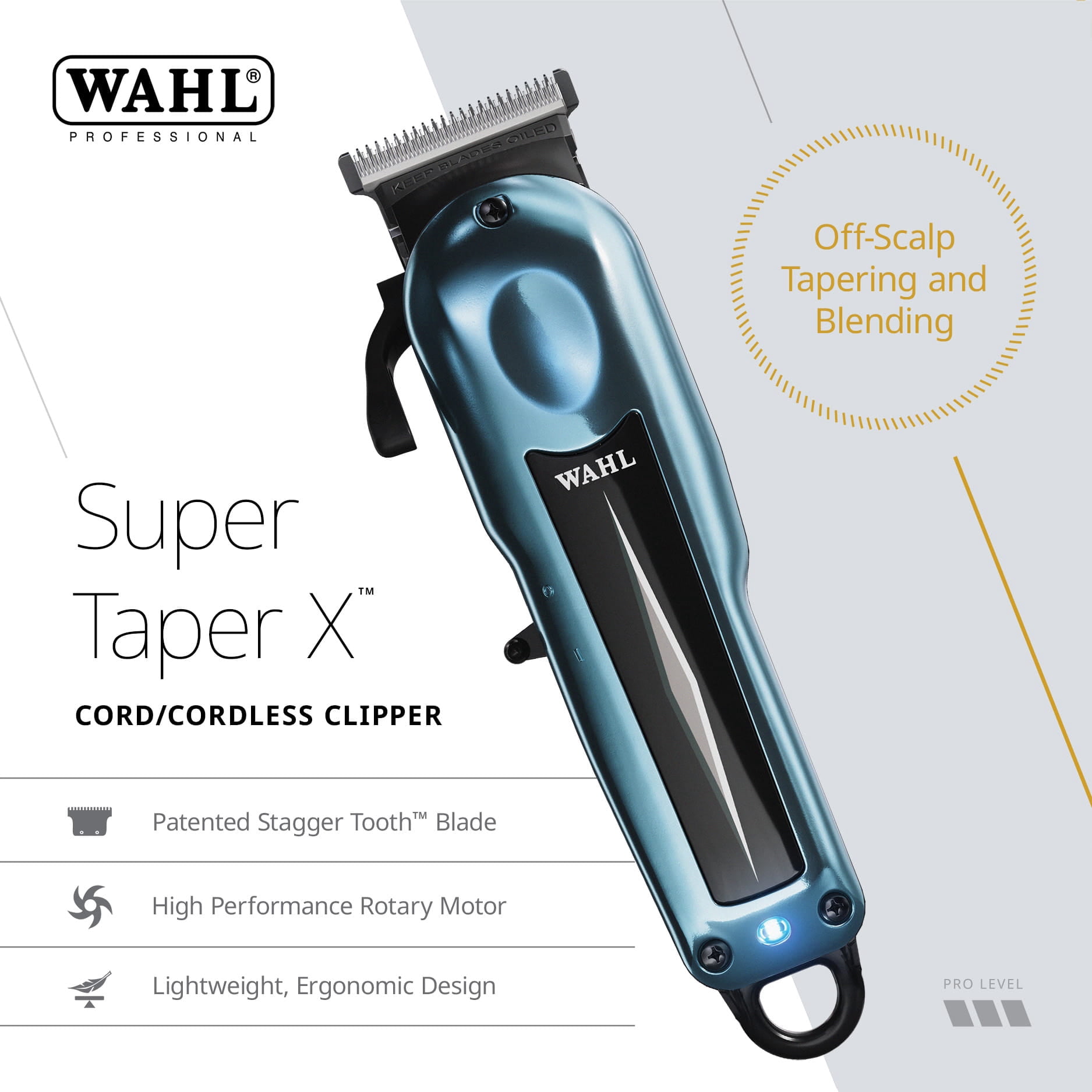 Wahl Super Taper X Hair Clipper with T-Shaped Blade - Walmart.com