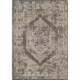 thumbnail image 1 of Unique Loom Outdoor Traditional Flatweave Rug 7' x 10' Rectangle Charcoal/Beige, 1 of 1