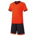 thumbnail image 2 of Kids Boys Short Sleeve T Shirt And Mesh Shorts Soccer Football Set 5 Years-6 Years, 2 of 5