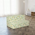 thumbnail image 4 of Botanical Foldable Mattress, Meadow Blooms Flourishing, 74.8" x 39.4", Green and Marigold, by Ambesonne, 4 of 6