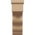 thumbnail image 2 of 9"W x 18"D x 27"H Classic Highland Rough Cedar Woodgrain TimberThane Corbel, Primed Tan, 2 of 6