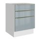 thumbnail image 1 of Gabinete Bajo Cocina Madesa Lux 3 Cajones Sin Encimera 81 cm de altura x 60 cm de anchura x 60 cm de profundidad, 1 of 5