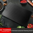thumbnail image 4 of Quicks Defrosting Board, Aluminum Defrosting Plates, Seafood Defroster, Fast Thawing, Easy to Clean, Versatile Design, for Home Kitchen, Rapid Defrosting, Thawing Tray, Meat Defroster Tools UKHBMC, 4 of 7