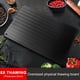 thumbnail image 4 of Steak defrosting board, seafood defrosting plates, aluminum alloy cutting board, large capacity, easy clean, foldable design, portable use, for kitchen, for dorm, high heat resistance,, 4 of 7