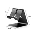 thumbnail image 5 of EEEkit Universal Cell Phone Tablet Desk Stand Holder Mount Fit for iPhone 14 13 Mini 12 Pro Max XR XS X 8, Samsung Galaxy S20 S9 Plus S10 S8 Note 9 8 5, 5 of 6