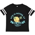 thumbnail image 3 of Inktastic Life's Better at the Beach Girls Toddler T-Shirt, 3 of 5