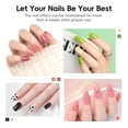 thumbnail image 6 of 40PC Gel Nail Polish Kit with U V Lamp and Drill, White Black Red Blue Green 22Colors Gel Polish Set with Glossy Matte Glitter Soak Off Top Coat DIY Gifts for Women, 6 of 14