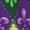 Mardi Gras4, variant on Mardi Gras1 print women's scoop neck, loose-fit workout tank tops for the gym.