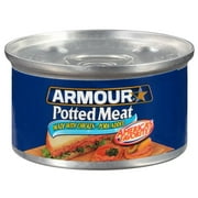 Armour Chicken & Pork Potted Meat, 10g Protein Per Serving, 3 oz Can