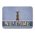 thumbnail image 1 of Carolines Treasures BB5609RUG Manchester Terrier Bienvenue Machine Lavable Mousse à Mémoire de Forme, 1 of 4