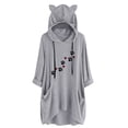 thumbnail image 2 of CEHVOM Sweat-Shirt Décontracté à Capuche à Manches Longues pour Femmes, 2 of 4