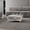 White, variant on FM FURNITURE Avondale Coffee Table in Melamine with Open Storage-Color:White