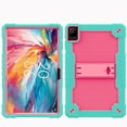 thumbnail image 2 of FIEWESEY for TCL TAB 10 NXTPAPER 5G 10.4 Inch Tablet Case with Shoulder Strap Hard Back Hybrid Shockproof Kids Friendly Case for TCL TAB 10 NXTPAPER 5G 10.4 Inch Model 9199S Tablet (Green/Pink), 2 of 8