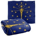 thumbnail image 1 of Indiana Flag Officially Licensed Silky Touch Super Soft Throw Blanket 50' x 60', 1 of 6