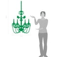 thumbnail image 2 of Baroque Chandelier Wall Art Decal, 2 of 4