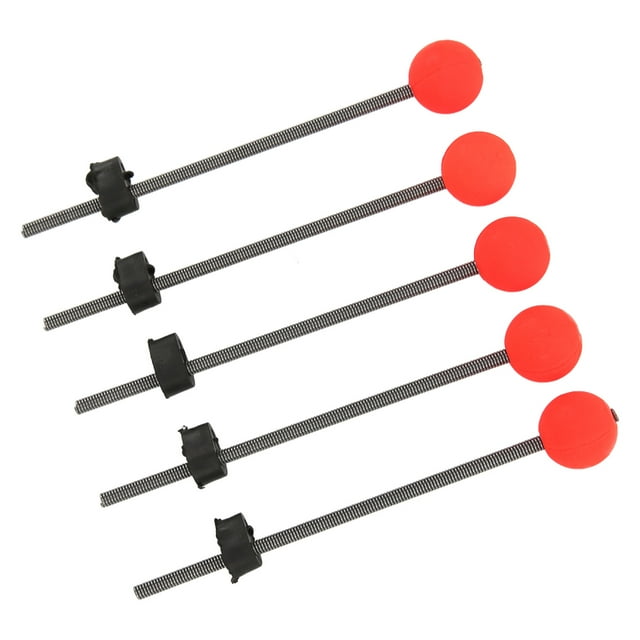 5 Pcs Pointe de Canne à Pêche sur Glace, Mini Canne à Pêche Portable en Acier Inoxydable Résistante à l'Usure pour Rivières, Réservoirs, Plages