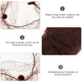 thumbnail image 2 of ibasenice Invisible Elastic Hair Nets for Women, Nylon Hair Bun Accessories, 50 Pieces, 1.2x0.8in, Secure & Comfortable, 2 of 8