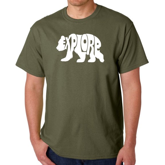 Explore - Men's Word Art T-Shirt