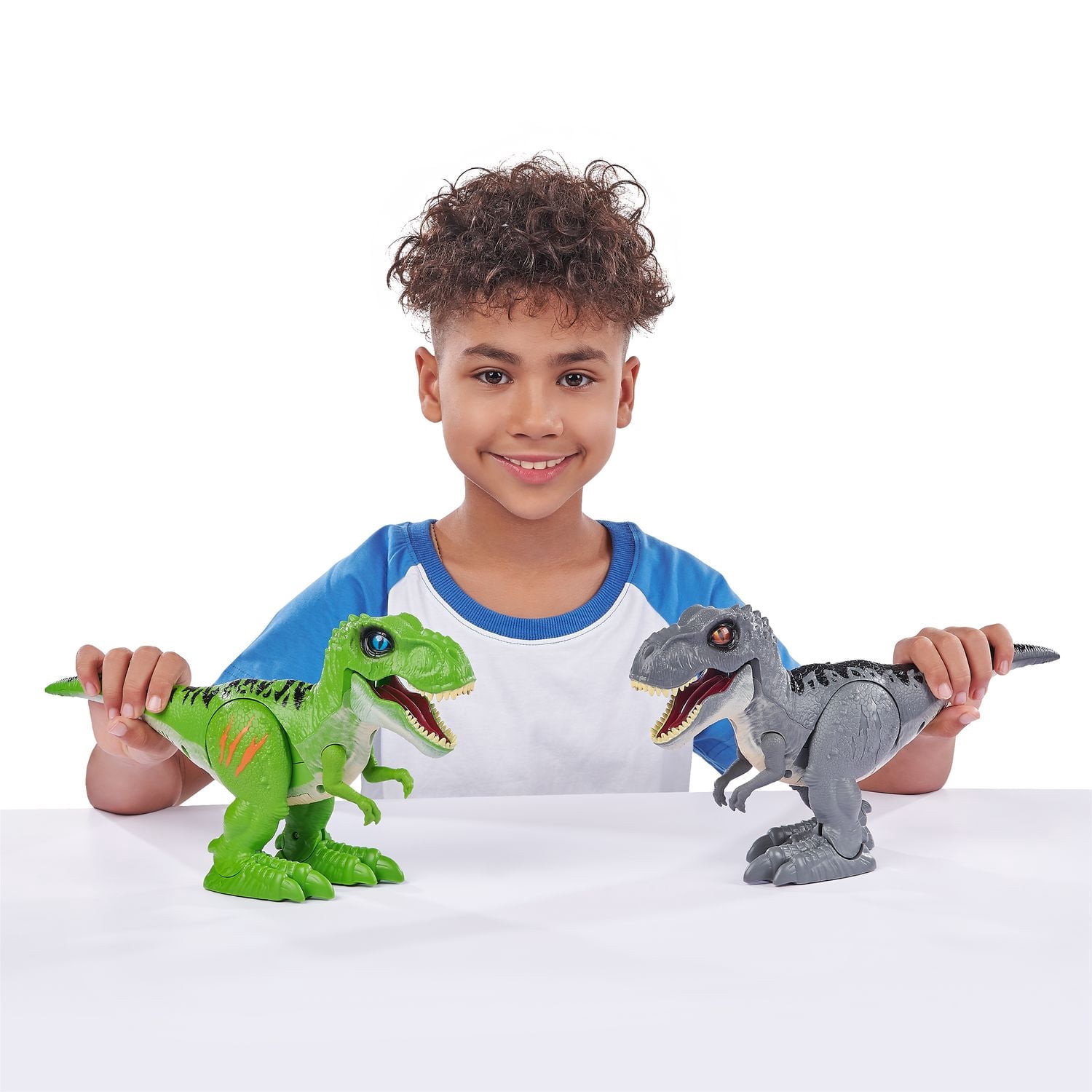 1 jouet dinosaure T-Rex à l’attaque Robo Alive Série 2 par ZURU