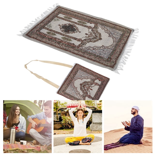 Prayer Mat, Rug Supplies Prayer Carpet 27.6 X 43.3in For Home Use For Muslim Worship