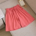 thumbnail image 6 of JJHGVB Womens Linen Shorts Beach Cropped Trousers Lounge Shorts Resort Wear for Women 2026 Bermuda Shorts Comfy Resort Wear Beach Resort Pants Shorts for Women Wide Leg Elastic Waist C 3XL, 6 of 6