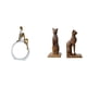 thumbnail image 1 of Estatua de niña,Estatuas de mujeres y niñas,figuritas decorativas elegantes,Figura de mesa,Estatua de gato sujetalibros para oficina,decoración del hogar,Escultura Sujetalibros Estantes, 1 of 8