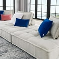 thumbnail image 6 of Saunter Tufted Fabric Fabric 3-Piece Sofa-EEI-5206, 6 of 8