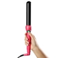 thumbnail image 3 of Jose Eber: Clipless Curling Iron 1.25" (32mm) - Pink - Professional Tourmaline Ceramic Barrel, Wand Styling Tool, Ion Technology, Heat Resistant Glove, 3 of 14