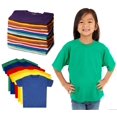 thumbnail image 4 of BILLIONHATS 24 Pack Kids Cotton Tshirts Bulk, Wholesale Unisex Children Tees, Lightweight Tshirt Packs for Boys Girls, 4 of 7