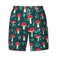thumbnail image 4 of Lsque Mens Swim Trunks Amanita Mushroom Pattern - Bathing Suit Compression Liner - Beach Swim Shorts Swimwear - (S-3XL) - Stretch Quick Dry -X-Large, 4 of 9