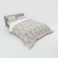 thumbnail image 3 of Ambesonne Damask Bedding Set 3 Pcs, Royal Taupe Tone, Twin, Taupe White, 3 of 3