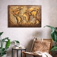 thumbnail image 4 of Empire Art Direct "Globe" World Map Mixed Media Iron Hand Painted Dimensional Wall Art Sculpture, 4 of 10