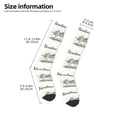 thumbnail image 2 of Honeii Summer Vacation Scene With Camping Van Print Long Socks,Novelty Design Socks Gift for Men and Women,Crew Socks,Calf Socks, 2 of 6