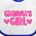 thumbnail image 4 of Inktastic Grandma's Girl Granddaughter Gift Girls Baby Bib, 4 of 4