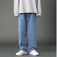 thumbnail image 1 of Men's Denim Wide-Leg Pants, 1 of 16
