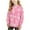 Pink, variant on Lorytime Girls Sweatshirts for Kids Boys Christmas Snowflakes Plaid Shirt Crew Neck Long Sleeve Pullover Cute Tops Blue