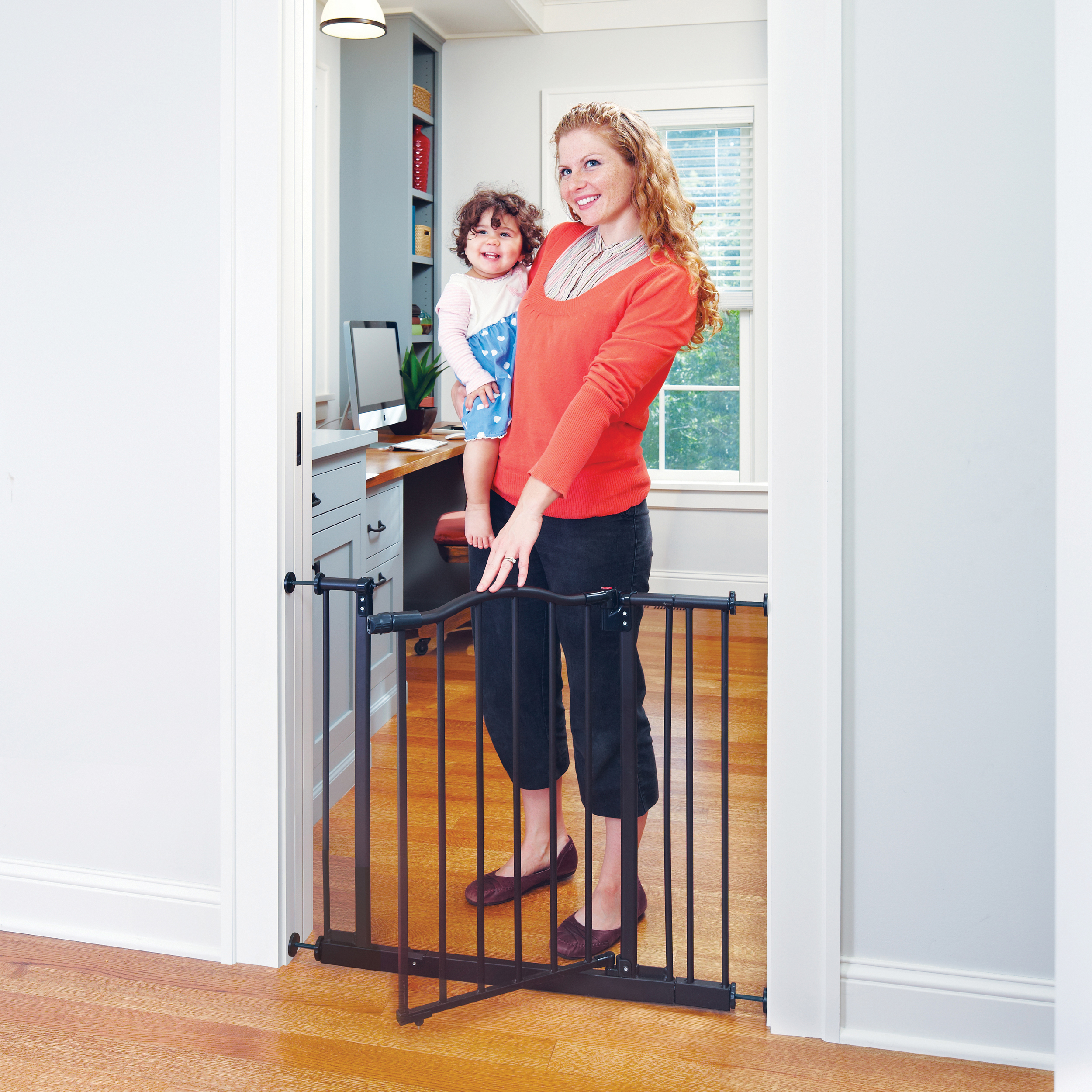 Toddleroo by North States 28.25" -38.25" Portico Arch Baby Gate, Matte Bronze - image 5 of 6