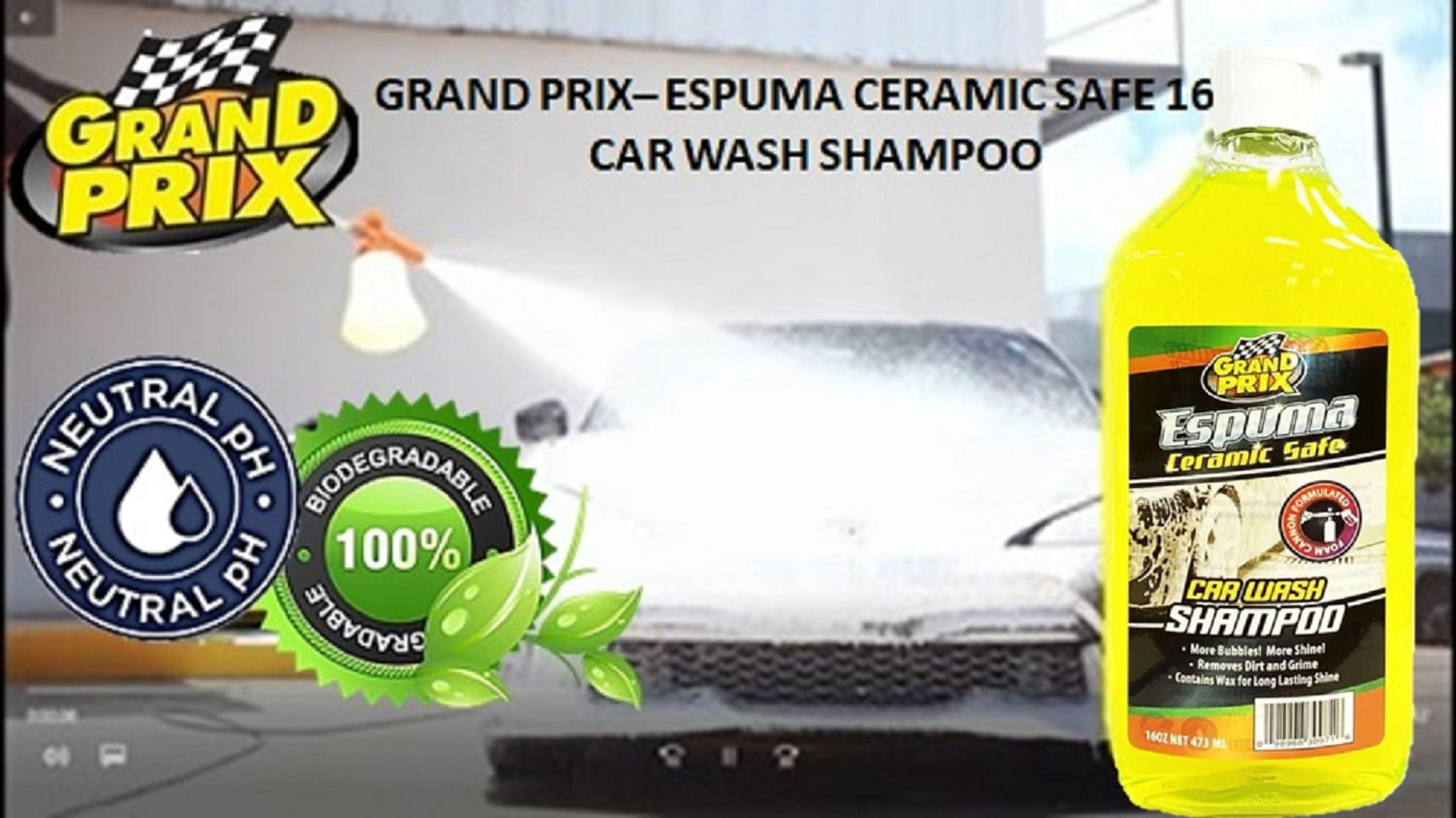 Grand Prix Espuma Ceramic Safe Car Wash Shampoo 16 oz