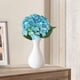 thumbnail image 5 of CaiYueKe Artificial Hydrangea Flowers Fake Silk Wedding Bouquet Centerpiece Home Decor Floral Arrangements for Table Party Church Hotel Decoration Real Touch Lifelike Greenery Bouquets Bulk, 5 of 7