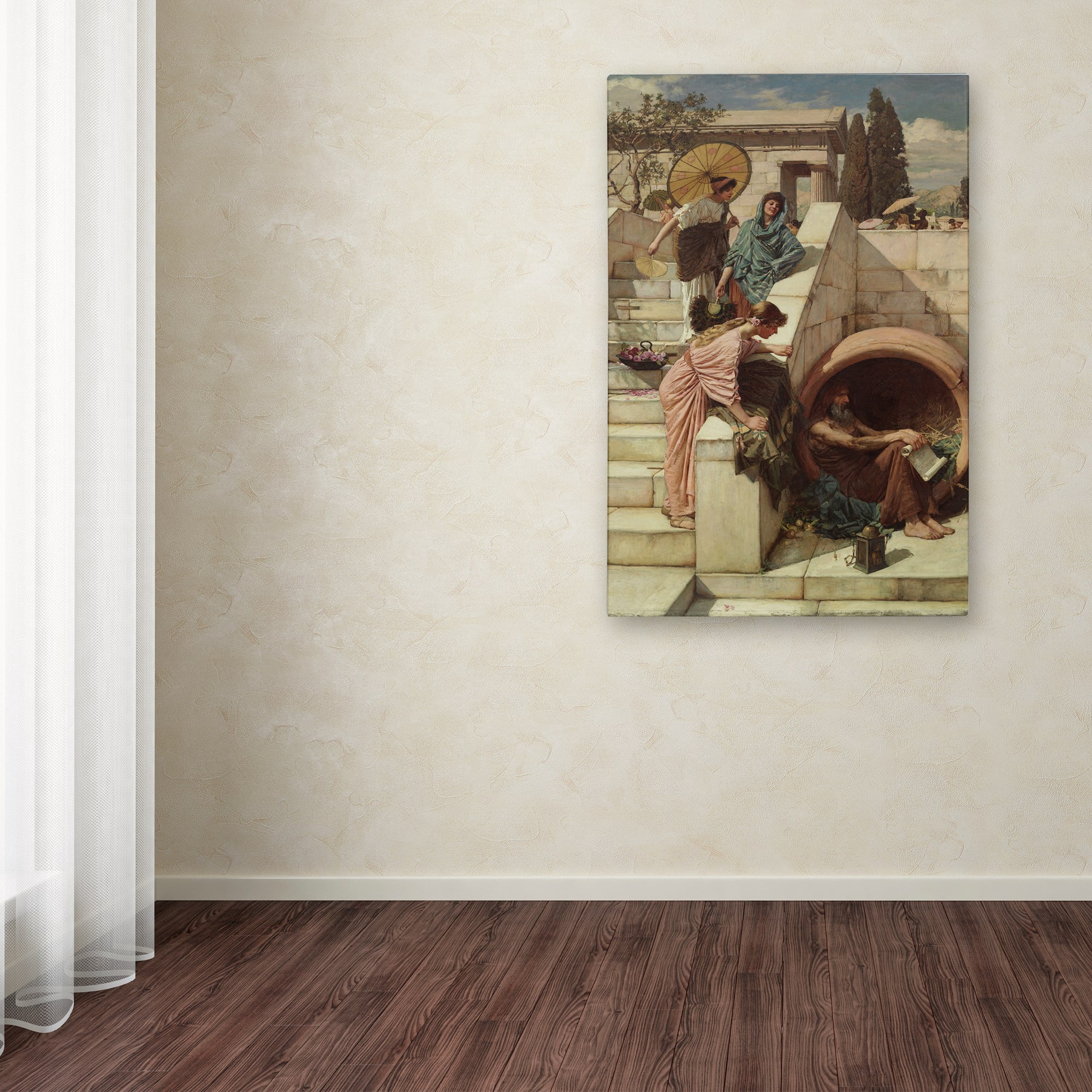 Trademark Fine Art 'Diogenes' Canvas Art by John Waterhouse