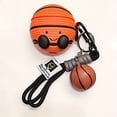 thumbnail image 1 of AMERTEER 1 Pair Silicone Basketball Design Earphone Case  Shockproof Protective Cover Compatible with AirPods 1/2 and Pro  3rd and 4th Generation - Sporty and Durable Earphone Shell, 1 of 6