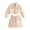 Beige, variant on SILVERCELL 18M-6T Toddler Girls 2 Pieces Skirt Outfits Button Front Long Sleeve Jacket Top + Skirt Set, Brown