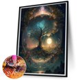 thumbnail image 2 of Pintura de diamante 5D DIY Taladro redondo completo Árbol Kit Decoración del hogar Arte Artesanía Hugtrwg Para estrenar, 2 of 9