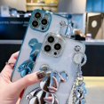 thumbnail image 4 of Estuche para iPhone 13 Pro Max YONGSHENG Oso de Peluche Azul Brillante TPU, 4 of 5