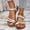 White, variant on Gspmoly Flats Shoes Women Dressy Comfortable, Women's Fashionable And Casual Summer New Style Solid Color Versatile Toe Buckle Strap Beach Roman Sandals Ballet Flats Shoes for Women Black 39