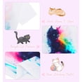thumbnail image 5 of Lanbubble Girls Short Sleeve Graphic T-Shirt Fashion Cat Tee, Sizes 7-12, 5 of 6