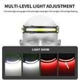thumbnail image 4 of Rechargeable Headlamp, IPX4 Waterproof COB Head Lamp Portable 4 Lighting Modes Long Battery Life  For Fishing For Cycling For Car Repair, 4 of 8