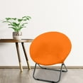 thumbnail image 5 of Fancyes Round Saucer Chair Cover Anti Protector for Living Room Orange, 5 of 8