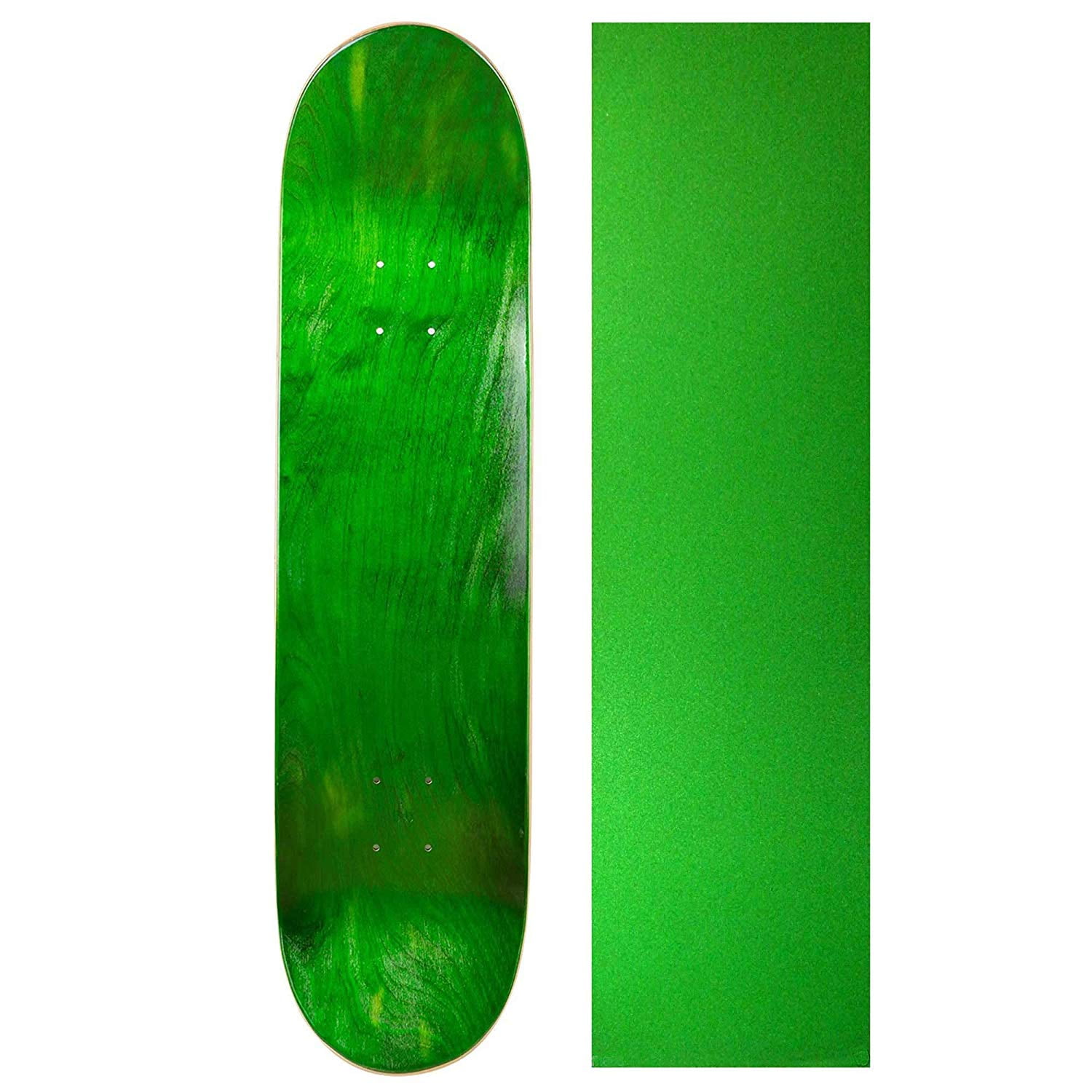 Cal 7 Blank Deck with Mob Green Glitter Grip Tape 