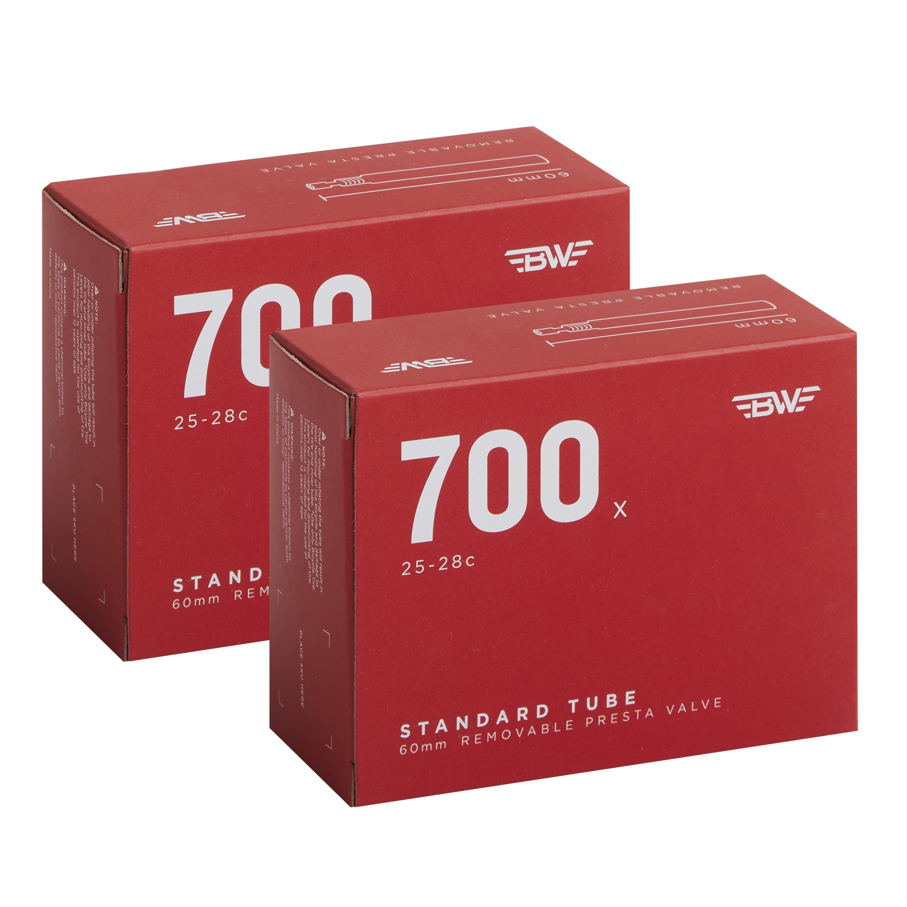 700 x 23c inner tube Presta 60mm Bulk Save The Environment From Extra Packaging 